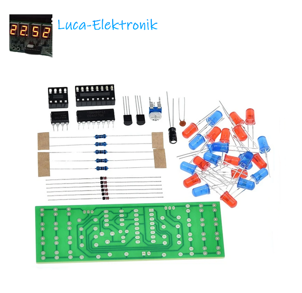 Elektronik Bausatz: Polizei Blinklicht zum Löten lernen NE555